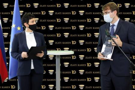 župan podelitev zlati kamen